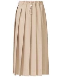 Fabiana Filippi - Midi-Plooirok Met Trekkoord - Lyst