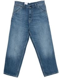 Carhartt - Og Single Knee Logo-Patch Jeans - Lyst