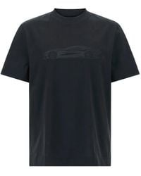 BOSS - X Aston Martin Embroidery Crew Neck T-Shirt - Lyst