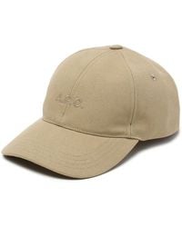 A.P.C. - Charlie Logo-embroidered Baseball Cap - Lyst