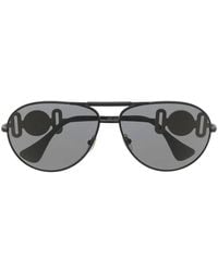 Versace - Medusa Pilot-Frame Sunglasses - Lyst