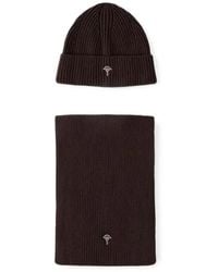 Joop! - Set Aus Beanie Und Schal Aus Geripptem Strick - Lyst