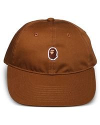 A Bathing Ape - Baseballkappe Mit Logo-Stickerei - Lyst