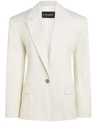 KARL LAGERFELD - Natural 1 Button Studio Blazer - Lyst