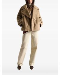 Dorothee Schumacher - Urban Attraction Double-Breasted Textured Coat - Lyst