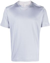 Eleventy - T-shirt Met Ronde Hals - Lyst