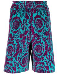 Versace - Bermuda Con Stampa - Lyst