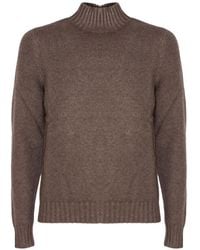Fedeli - Gerippter Rollkragenpullover - Lyst