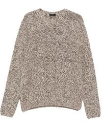 Herno - Melierter Pullover Mit Zopfmuster - Lyst
