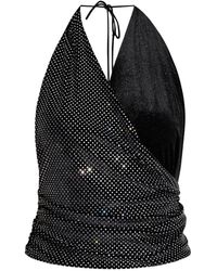 Balmain - Velvet Top - Lyst