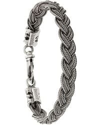 Emanuele Bicocchi - Woven Chain Bracelet - Lyst