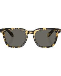 Oliver Peoples - N.06 Square-Frame Sunglasses - Lyst