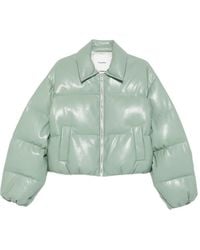 Nanushka - Adjustable Cropped Puffer Jacket - Lyst