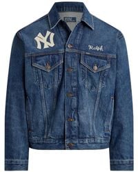 Polo Ralph Lauren - New York Yankees Heritage Logo-Patch Jacket - Lyst