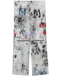 WESTFALL - Graphic-print Cargo Trousers - Lyst