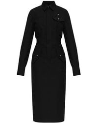 DSquared² - Button-Down Long-Sleeve Midi Dress - Lyst