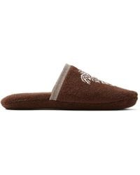Versace - Cotton-Terry Jacquard Slippers - Lyst