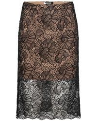 ROTATE BIRGER CHRISTENSEN - Lace Midi Skirt - Lyst