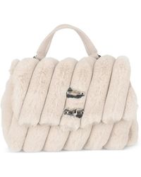 Zanellato - Postina Fiocco Faux-Fur Shoulder Bag - Lyst