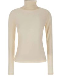 BOSS - High-Neck Long-Sleeve Sweater - Lyst