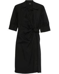 Pinko - Wrap Style A-Line Day Dress - Lyst