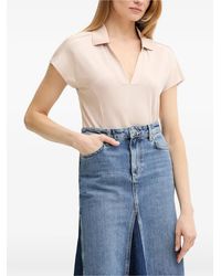 Liu Jo - V-Neck Short-Sleeve Top - Lyst
