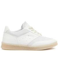 MM6 by Maison Margiela - Classic Sneakers With Branded Detailing - Lyst