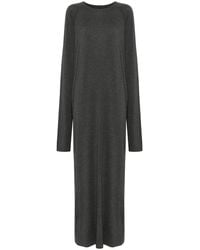 Norma Kamali - Raglan-Sleeve Side-Slit Dress - Lyst