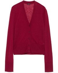 JOSEPH - Button-Front Long-Sleeve Cardigan - Lyst