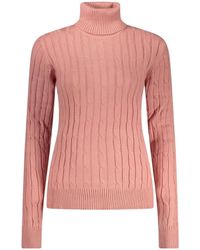 Norway 1963 - Cable-Knit Roll-Neck Sweater - Lyst