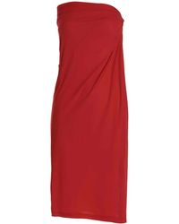 Atlein - Draped Midi Skirt - Lyst