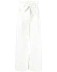 Max Mara - Hose Mit Paperbag-Taille - Lyst