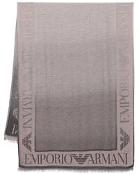 Emporio Armani - ロゴジャカード スカーフ - Lyst