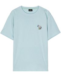 PS by Paul Smith - T-shirt en coton biologique à imprimé Zebra - Lyst