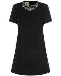 Valentino Garavani Mini Dress in Pink | Lyst