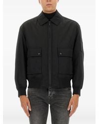 BOSS - Flap-Pocket Collared Jacket - Lyst