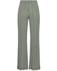 Maliparmi - Mali Strones Palazzo Broek Met Geometrisch Patroon - Lyst