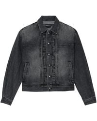 ANDERSSON BELL - Spread-collar Cotton Denim Jacket - Lyst