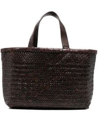 Manebí - Sac Cabas New Sunset Médium En Cuir Tressé - Lyst