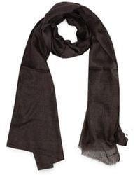 LA ROSE - Frayed-Edge Scarf - Lyst