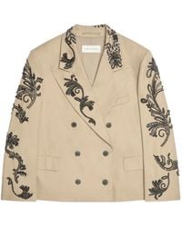 Dries Van Noten - Embroidered Blazer - Lyst