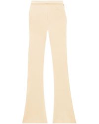 Courreges - Reedition Rib-knit Flared Trousers - Lyst