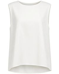 Dusan - Draped-Back Sleeveless Top - Lyst