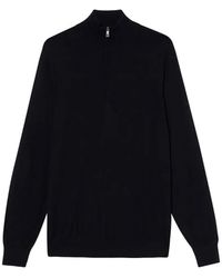 Brooks Brothers - Half-Zip Wool Sweater - Lyst