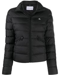 Calvin Klein Jacke mit schmalem Schnitt - Schwarz