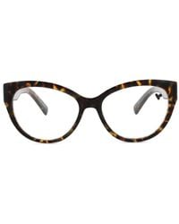 Longchamp - Tortoiseshell-Pattern Cat-Eye Glasses - Lyst