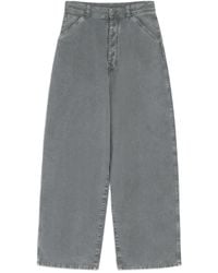 Lemaire - Tapered-Hose Mit Schnee-Effekt - Lyst