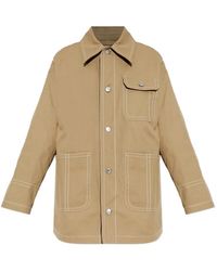 Ami Paris - Hemdjacke Mit Kontrastnähten - Lyst