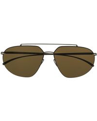 Mykita Gafas de sol estilo aviador de x Maison Margiela - Verde