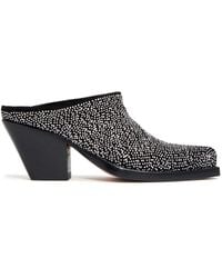 Sonora Boots - Leon Rock 85mm Suede Mules - Lyst
